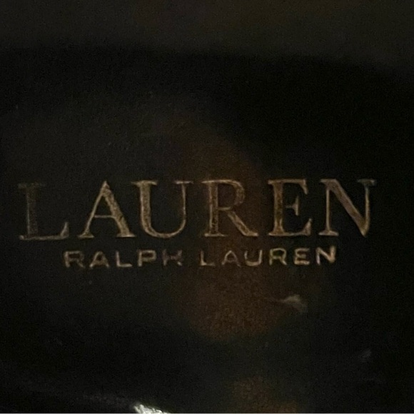 Ralph Lauren Women’s Laletta Black Leather Ankle Boots Booties Size 8 - Picture 12 of 12